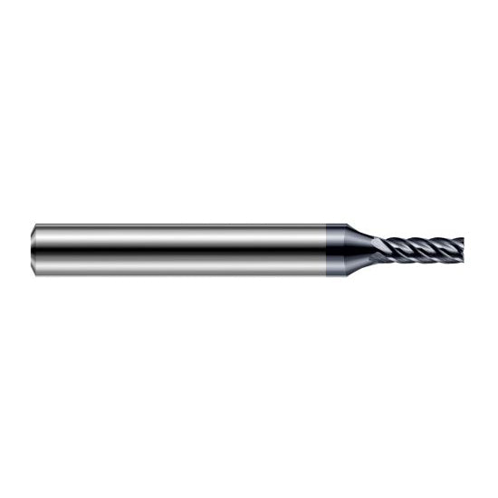 Harvey Tool 885231-C6 | 1/32" Diameter x 1/4" Shank x 5/32" LOC x 2-1/2" OAL 5FL AlTiN Nano Coated Carbide Single End Mill for Hardened Steels