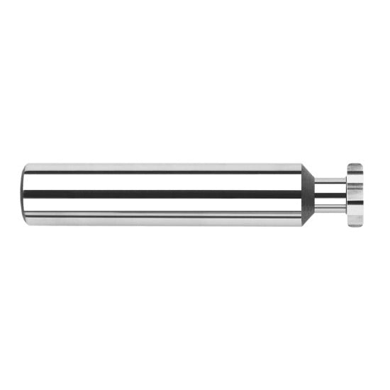 Harvey Tool 916850 | 3/8" Diameter x 3/32" Width x 3/8" Shank 0.0100" Corner Radus Uncoated Solid Carbide Straight Tooth Keyseat Cutter