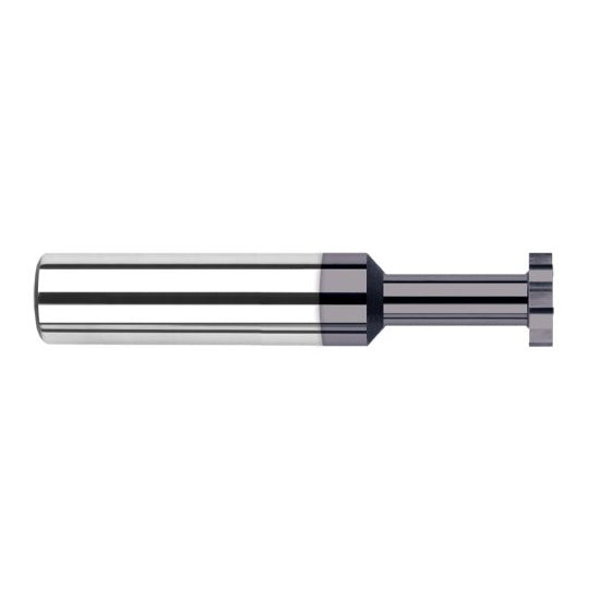 Harvey Tool 22395-C3 | 1/4" Diameter x 1/8" Cutting Width x 1/4" Shank AlTiN Coated Carbide Straight Tooth Keyseat Cutter