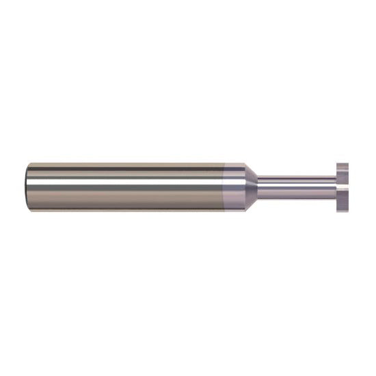 Harvey Tool 975260-C8 | 3/8" Diameter x 1/8" Cutting Width x 3/8" Shank TiB2 Coated Carbide Straight Tooth Keyseat Cutter