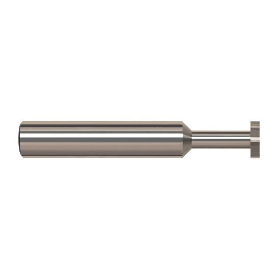 Harvey Tool 970325 | 1/4" Diameter x 0.0250" Cutting Width x 1/4" Shank Uncoated Carbide Straight Tooth Keyseat Cutter