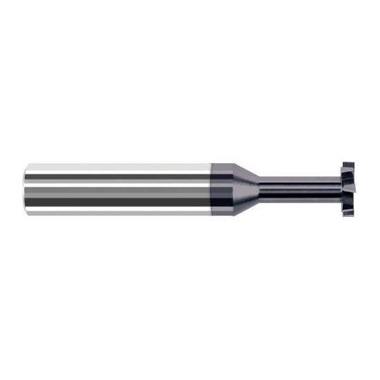 Harvey Tool 955670-C3 | 1/2" Diameter x 3/16" Cutting Width x 1/2" Shank AlTiN Coated Carbide Staggered Tooth Keyseat Cutter