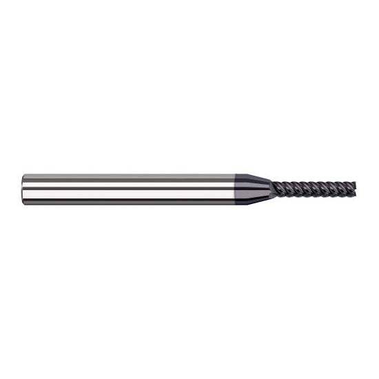 Harvey Tool 63510-C6 | 5/32" Diameter x 3/16" Shank x 7/8" LOC x 3" OAL 5FL AlTiN Nano Coated Carbide Single End Mill