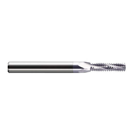 Harvey Tool 987136-C8 | 10-32 Thread 0.1500" Cutting Diameter 3FL TiB2 Coated Carbide Helical Flute Thread Mill