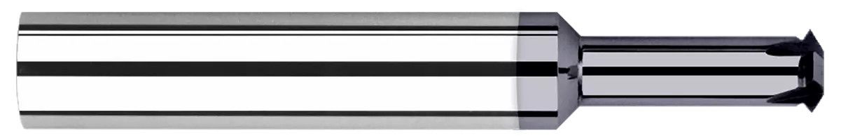 Photograph of a Harvey Tool 41473 | 0.4000" Cutter DIA x 1.2500" (1-1/4) Reach Carbide Single Form #9/16 Thread Milling Cutter, 6 Flutes