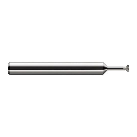 Harvey Tool 952516 | 0.1930" Diameter x 0.0750" LOC x 1/4" Shank x 2-1/2" OAL 4FL Uncoated Carbide Thread Relief Cutter