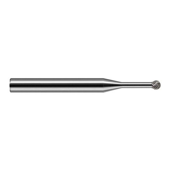 Harvey Tool 890862 | 270 Degree Sperical Ball 1/16" Diameter x 1/8" Shank x 0.0530" LOC x 1-1/2" OAL FL Uncoated Carbide Undercutting End Mill