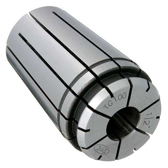 Techniks 04010-1/8 | 0.109" - 0.125" Capacity x 1/8" Shank x 1.379" Width TG100 Steel Super Precision Collet